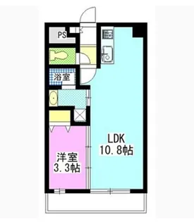 ピュア京橋【2階】の間取り
