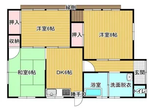 茨城県石岡市茨城2【一戸建】の間取り