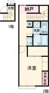 メゾン・テル・フロンタール【2階】の間取り