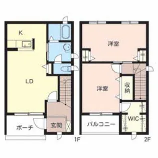 シャーメゾン阿成の間取り
