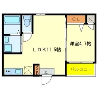 FmaisonLOREVI番館【1階】の間取り