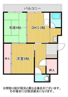福吉丸アパート【1階】の間取り