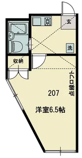メルヘンランド B【2階】の間取り