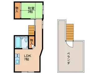 横川ビルディング【6階】の間取り