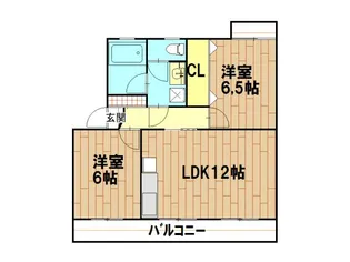 コンフォールNISHIMURA【2階】の間取り