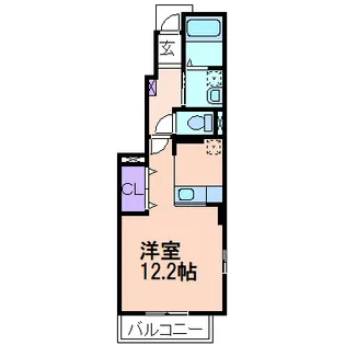 グリーンシティII【1階】の間取り