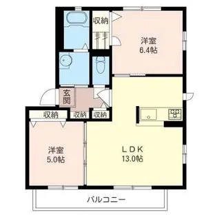 メルヴェーユ III棟【1階】の間取り