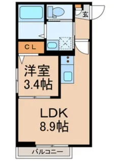 千葉県船橋市本町2【マンション】の間取り