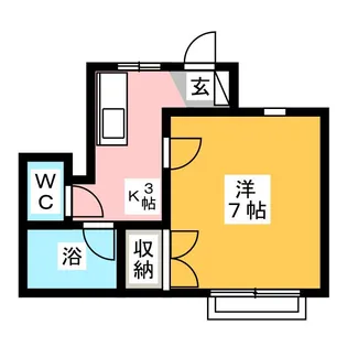 第3ロイヤル大嶋【1階】の間取り