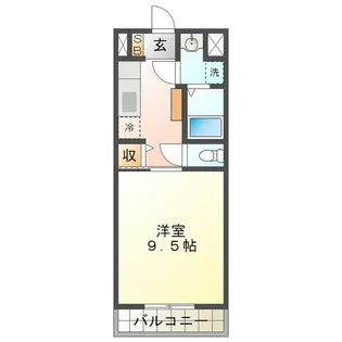 幸マンション【1階】の間取り