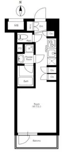 RELUXIA CITY 北新宿【3階】の間取り