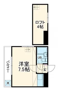 ジュネパレス船橋第53【2階】の間取り