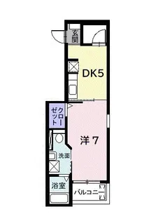 ベルメゾン【3階】の間取り