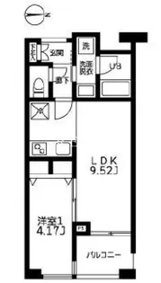 カーザビアンカ【6階】の間取り
