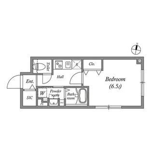 東京都渋谷区本町6【マンション】の間取り