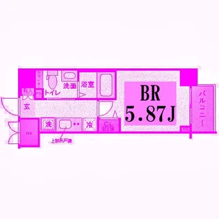フェルクルールプレスト西横浜【3階】の間取り