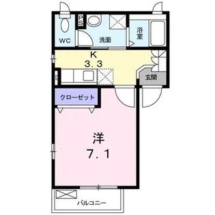 愛知県名古屋市千種区上野1【アパート】の間取り