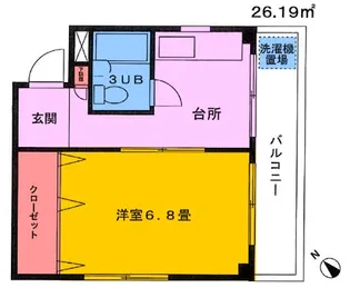 相島ビル【2階】の間取り