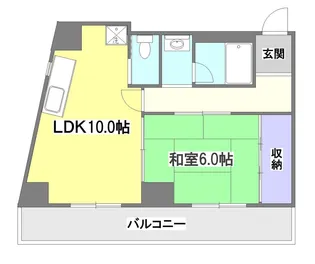 シュペリュール【1階】の間取り
