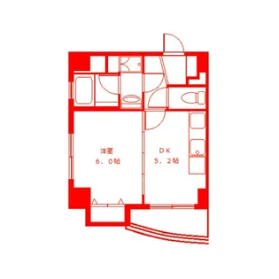 Villa Borghese【6階】の間取り