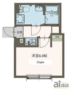 東京都東村山市富士見町5【アパート】の間取り