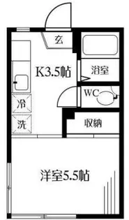 コリーナグラティス湘南A棟【1階】の間取り