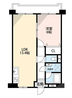 此君園ハイツ【2階】の間取り
