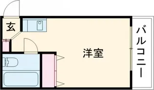 シティパレスあやめ池P-7【2階】の間取り
