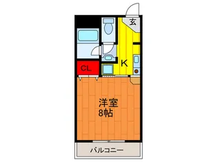 ロイヤルコンフォート【4階】の間取り