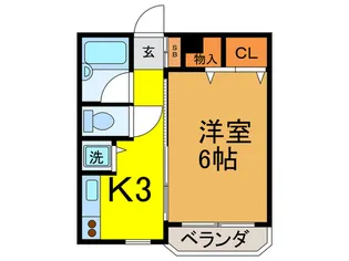 FLORAISON【1階】の間取り