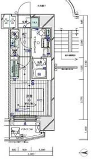 メインステージ川崎クロシアII【4階】の間取り