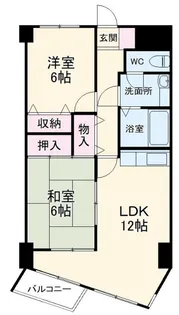 舞浜ガーデンヒルズ【3階】の間取り