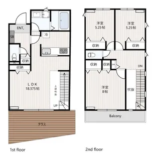 神奈川県川崎市高津区上作延1【一戸建】の間取り