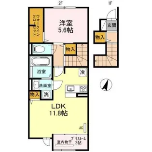 エスポワール【2階】の間取り