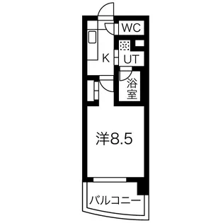 タウンライフ千種【5階】の間取り