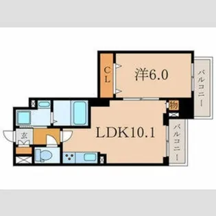 クアトロコパン駒込【5階】の間取り