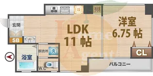 新高円寺パールマンション【3階】の間取り