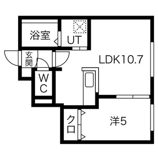 北海道札幌市中央区南六条西23【マンション】の間取り