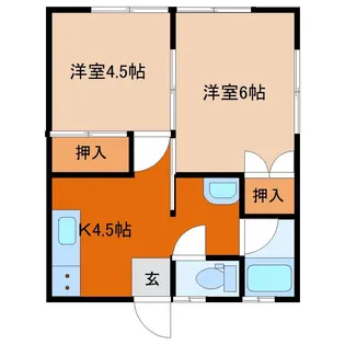 サンエミネンス【1階】の間取り