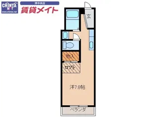 ハイツむくもと【2階】の間取り