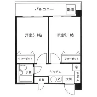大澤フルーツビル【2階】の間取り