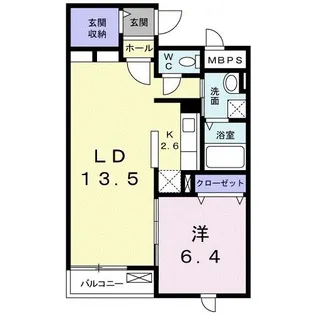 リジェール・K【1階】の間取り