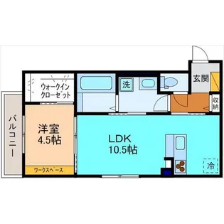 ポンパブランカ16【1階】の間取り