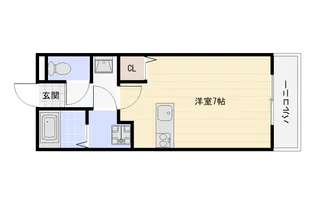 ウエストランドK【4階】の間取り