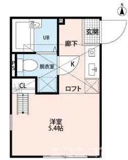 神奈川県横浜市西区藤棚町2【アパート】の間取り