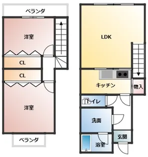 フォンテーヌ・カクゼンの間取り