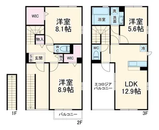 第5コスモスヴィラの間取り