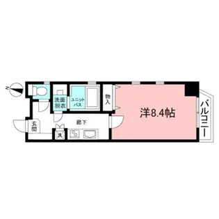 アルファ渋谷【6階】の間取り