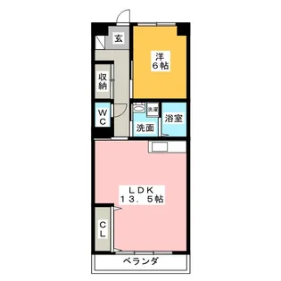 シャトール星宮【3階】の間取り