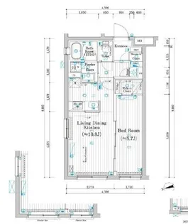 プレール・ドゥーク中野上高田【4階】の間取り